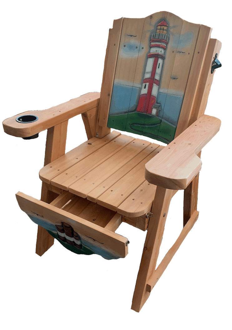 Lighthouse Deck chair, deck chair, deck lounge chair, patio furniture